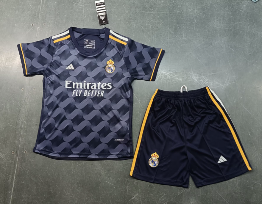 23/24 Real Madrid Away Football Shirt Kids Size Suit-mysite Custom Football Kit- Nextkits