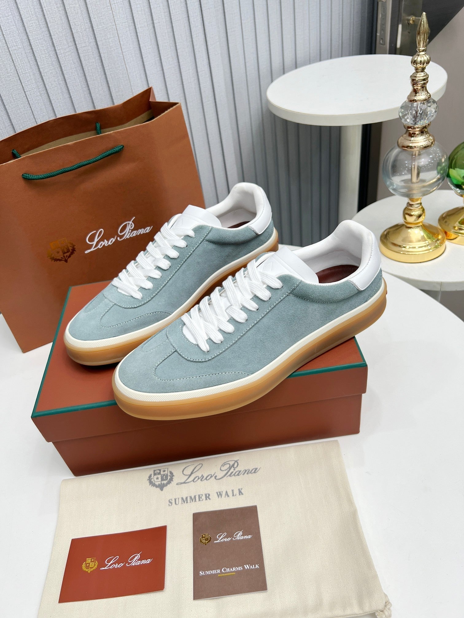 LP TENNIS WALK SNEAKERS STONE SUEDE、mysite、Cacoeks