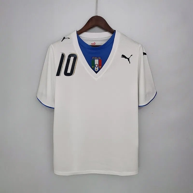 ManixJersey.com | Retro Italy 2006 Away Stadium Jersey -Customize Name, Number and Patch | Worldwide Shipping