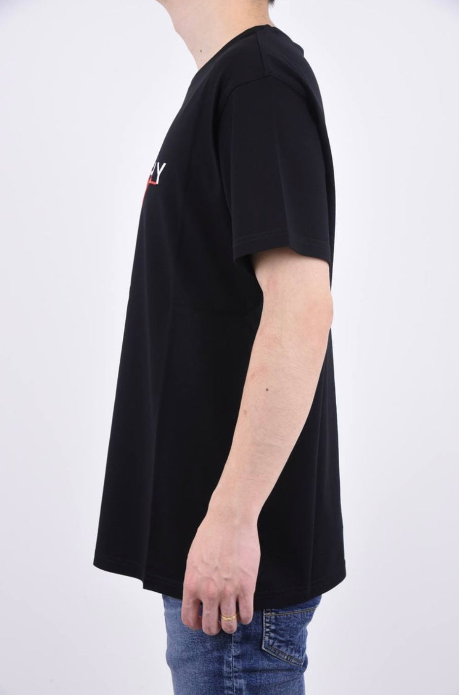 Givenchy Red Embroidery T-Shirt Black Regular Fit、mysite、Cacoeks
