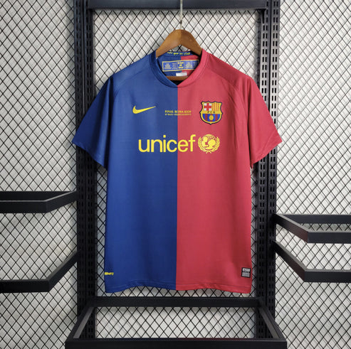 2008/2009 Retro Barcelona Football Shirt Home Champions League 1:1 Thai Quality:football jersey mysite: unitedjerseyfootball 邓江浪:football