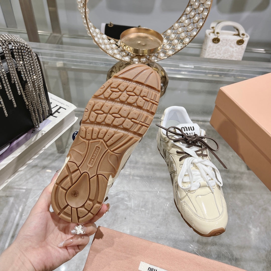 Light Cream Sneakers NB Cowhide、mysite、Cacoeks