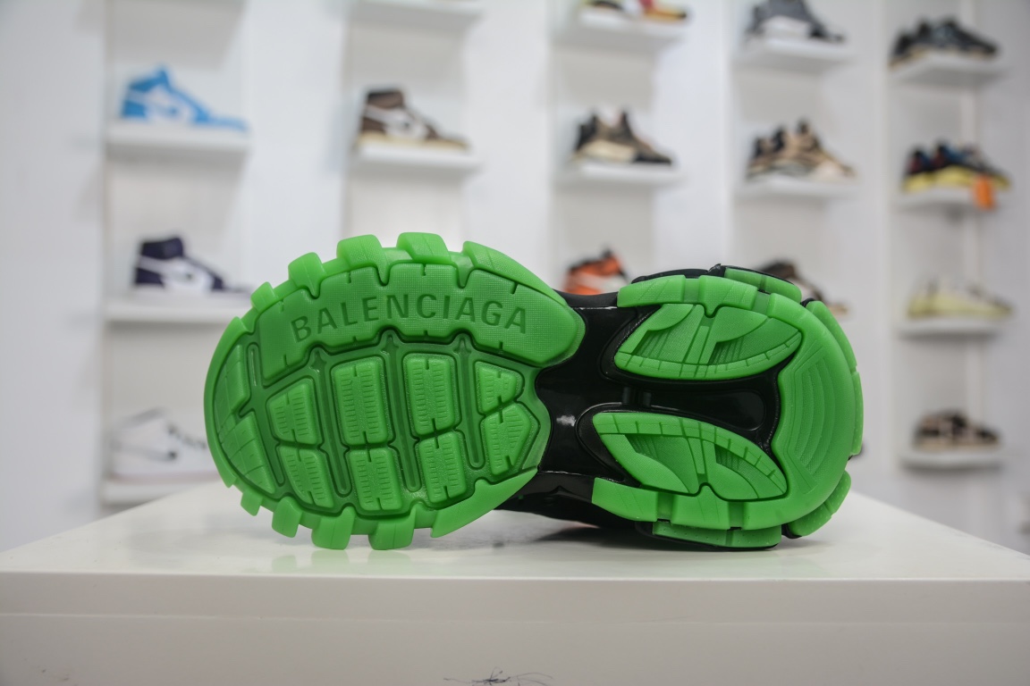 Balenciaga Track Trainer Black Fluo Green、mysite、Cacoeks