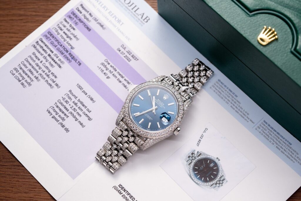 Đồng Hồ Rolex DateJust 126334 Độ Full Kim Cương Moissanite 41mm (1)