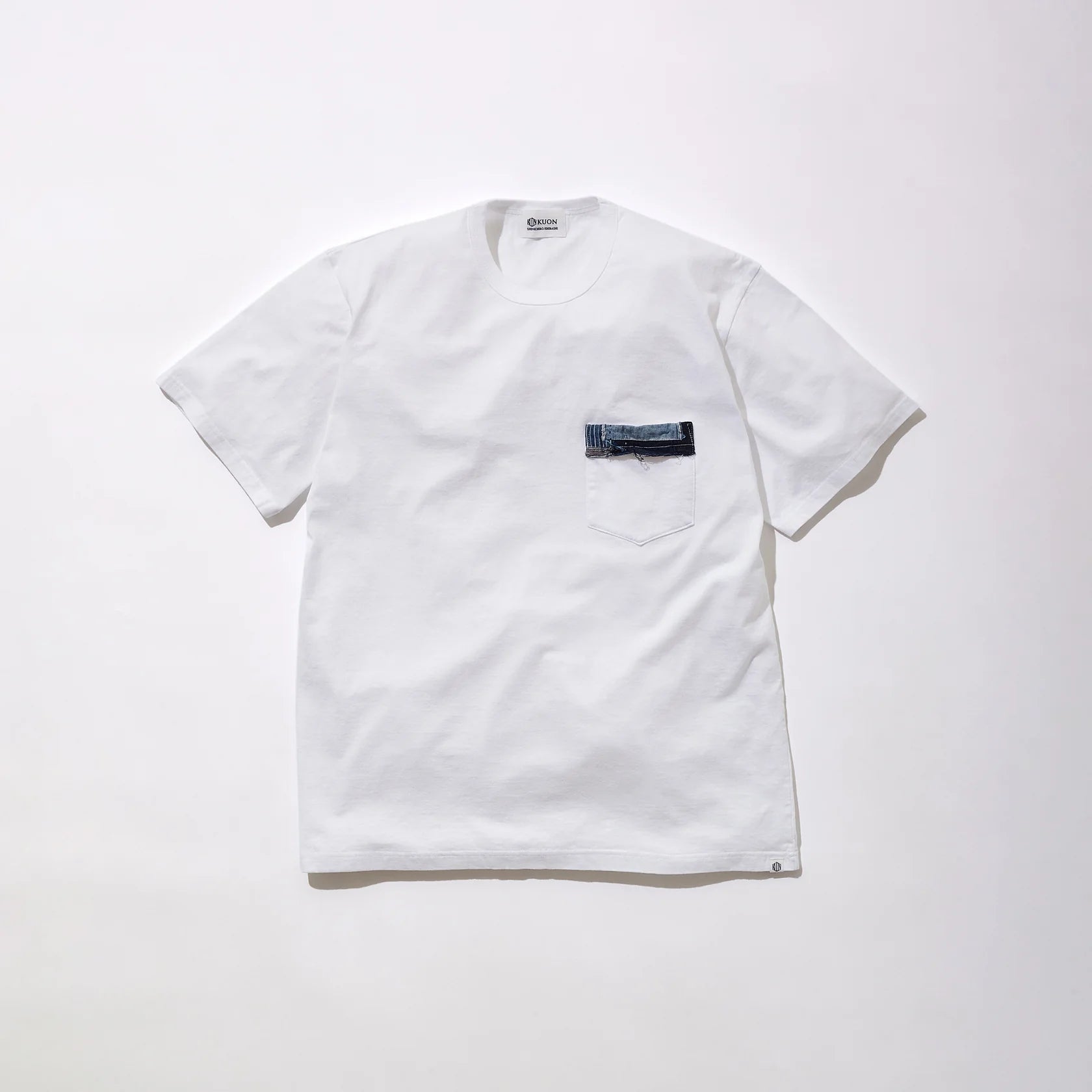 KUON 25S/S Boro Trimmed Pocket Tee  114CS06C1H1-00-02 
