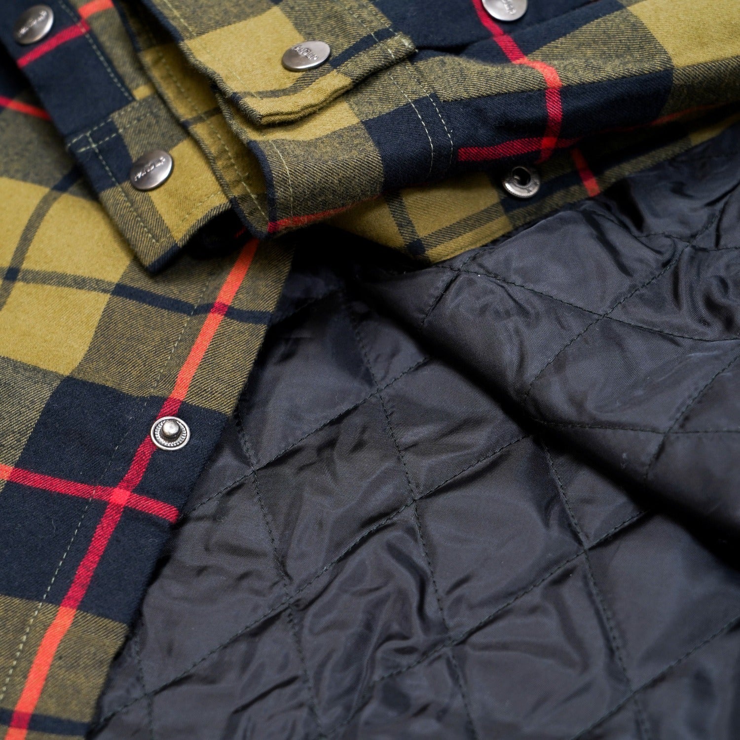 Quilted Shacket - Olive Flannel、mySite、bearsvspackers