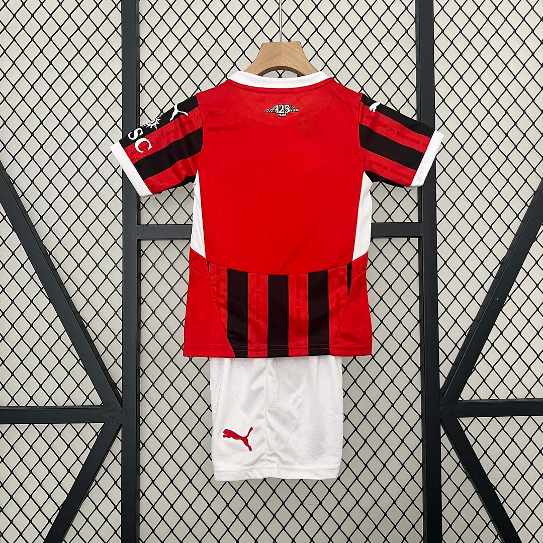 2024/2025 AC Milan Home Football Shirt 1:1 Thai Quality Kids Size:football jersey mysite: unitedjerseyfootball 邓江浪:football