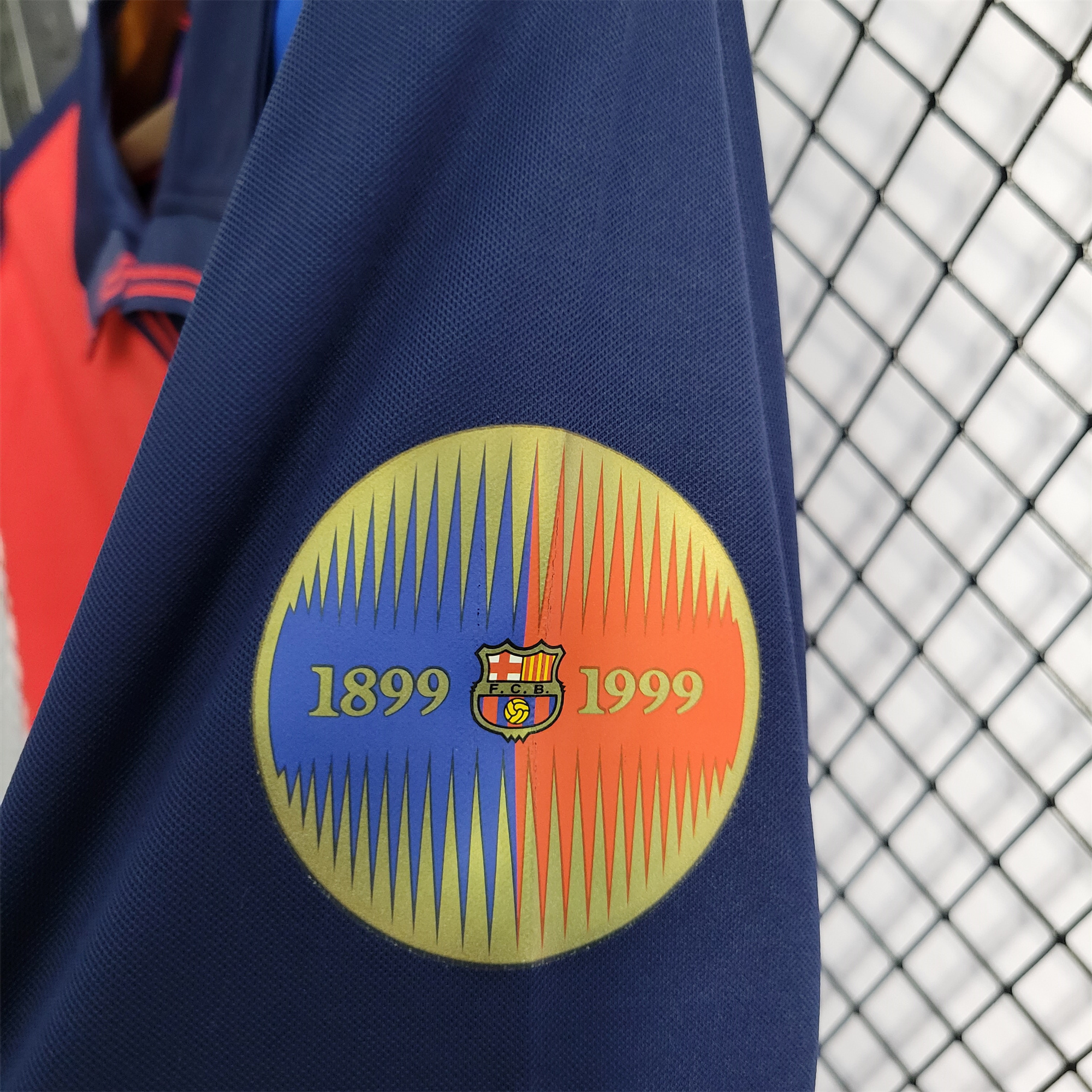 GlobeJersey-Retro Barcelona Centenary Edition Long Sleeve Jersey