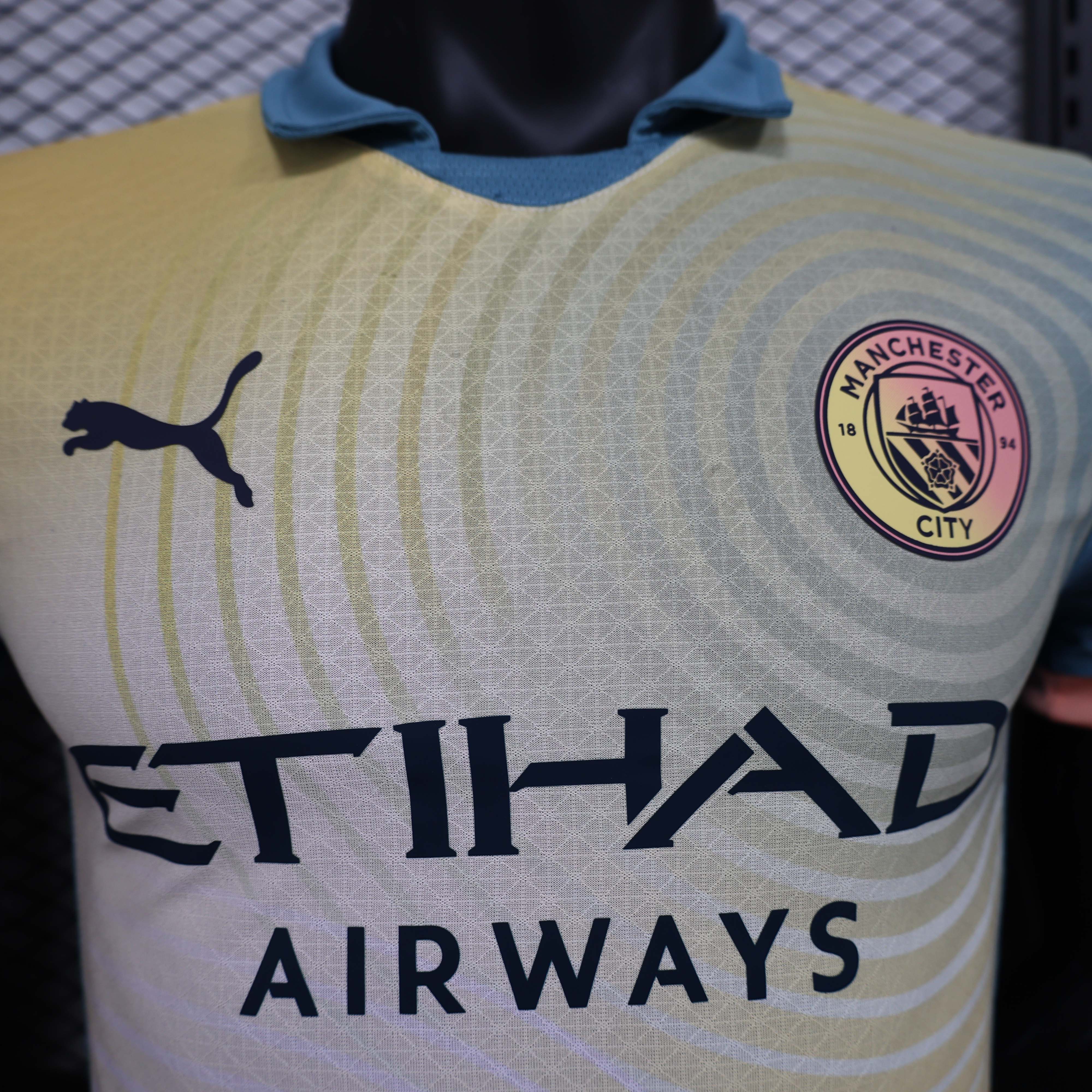 2024/2025 Player Version Manchester City Fourth Away Football Shirt 1:1 Thai Quality:football jersey mysite: unitedjerseyfootball 邓江浪:football