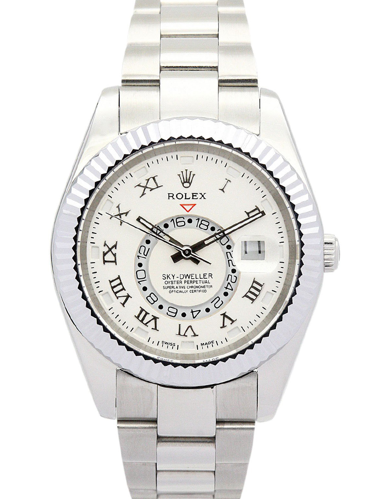 Replica Rolex Sky-Dweller 42mm White Dial 326938-fasswatch