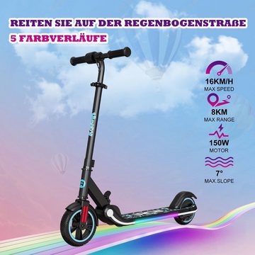 RCB mini scooter, children's scooter, foldable children's scooter 150W 16km/h
