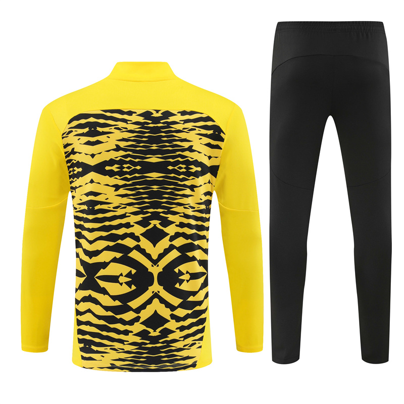 Higojerseys-Dortmund 24-25 Long Sleeve Training Set - Yellow Camouflage