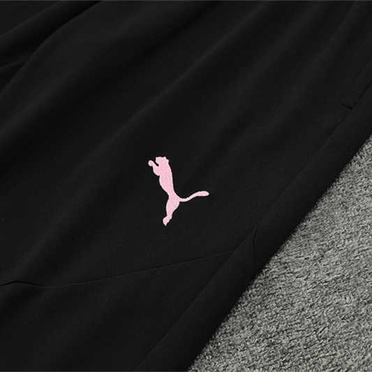 Higojerseys-Manchester City 24-25 Long Sleeve Training Set - Pink