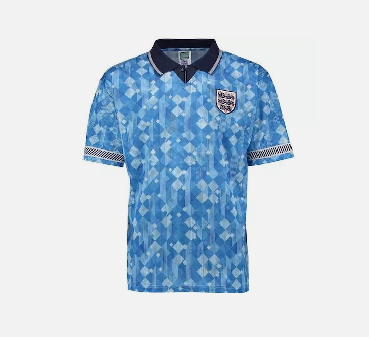 1990 Retro England World Cup Finals Third Soccer Jersey-mysite Custom Football Kit- Nextkits