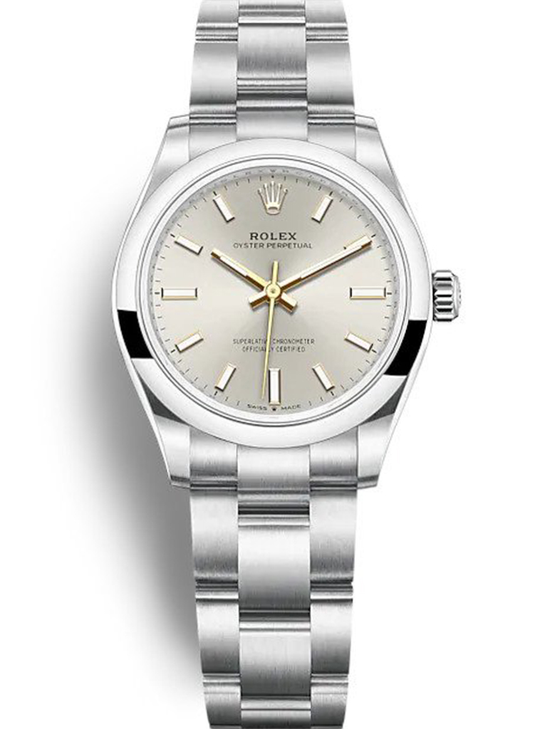 Replica Rolex Oyster Perpetual Lady 31mm Silver Dial 277200-fasswatch