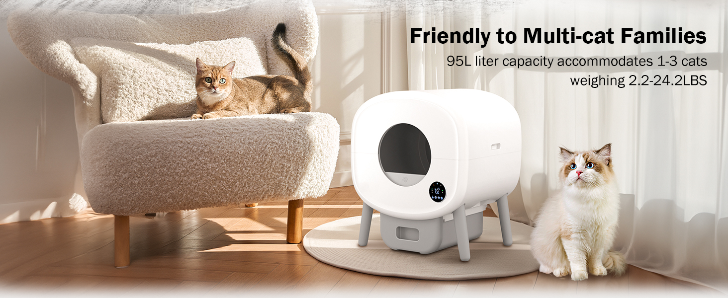 self cleaning cat litter box