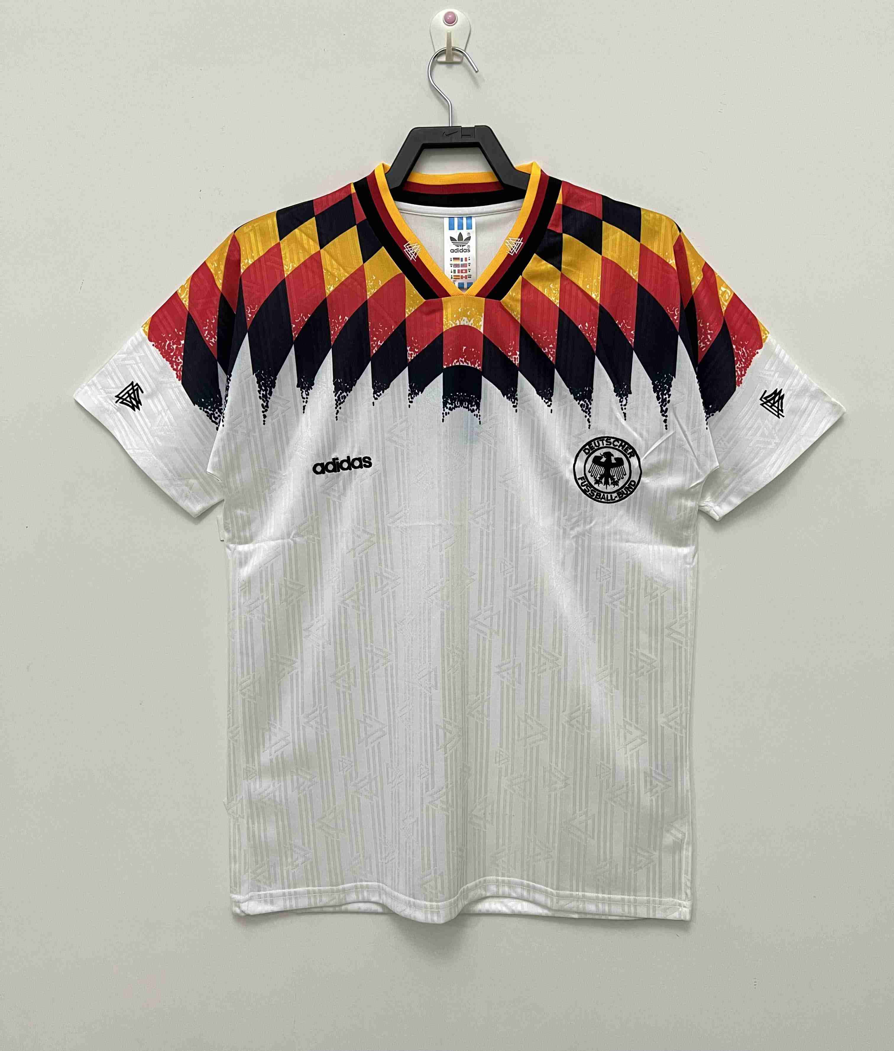 1994 Retro Germany Home Soccer Jersey Football Shirt-mysite Custom Football Kit- Nextkits