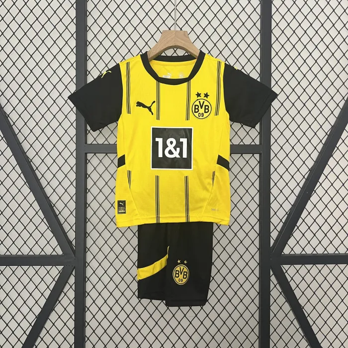 2024/2025 Dortmund Home Football Shirt 1:1 Thai Quality Kids Size:football jersey mysite: unitedjerseyfootball 邓江浪:football