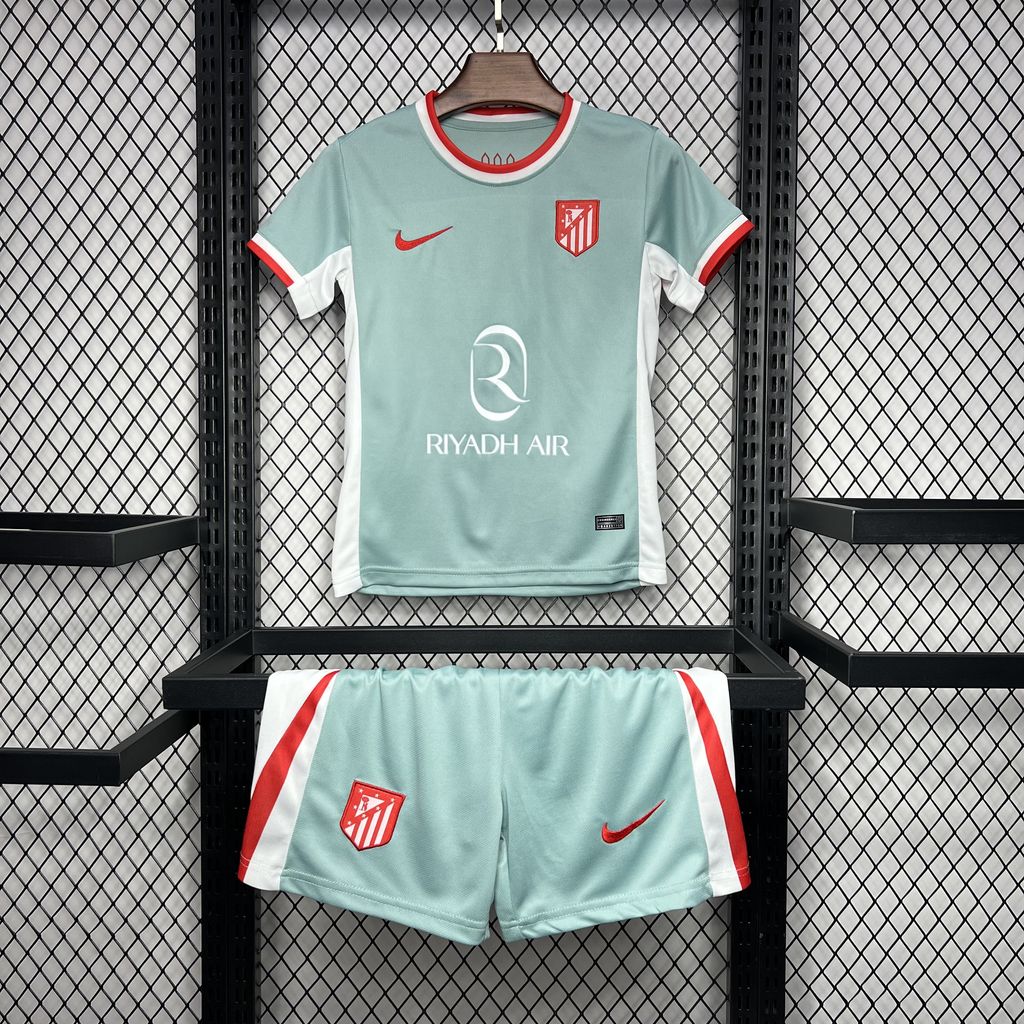 ManixJersey.com | Atletico Madrid 24-25 Away Kids Kit -Customize Name, Number and Patch | Worldwide Shipping