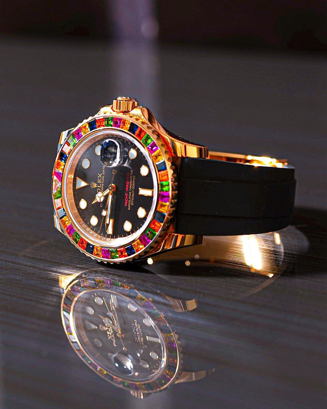 brand Rolex Yacht-Master Men's Black Watch - 116695 SATS luxury watch for sale – NeveReL
