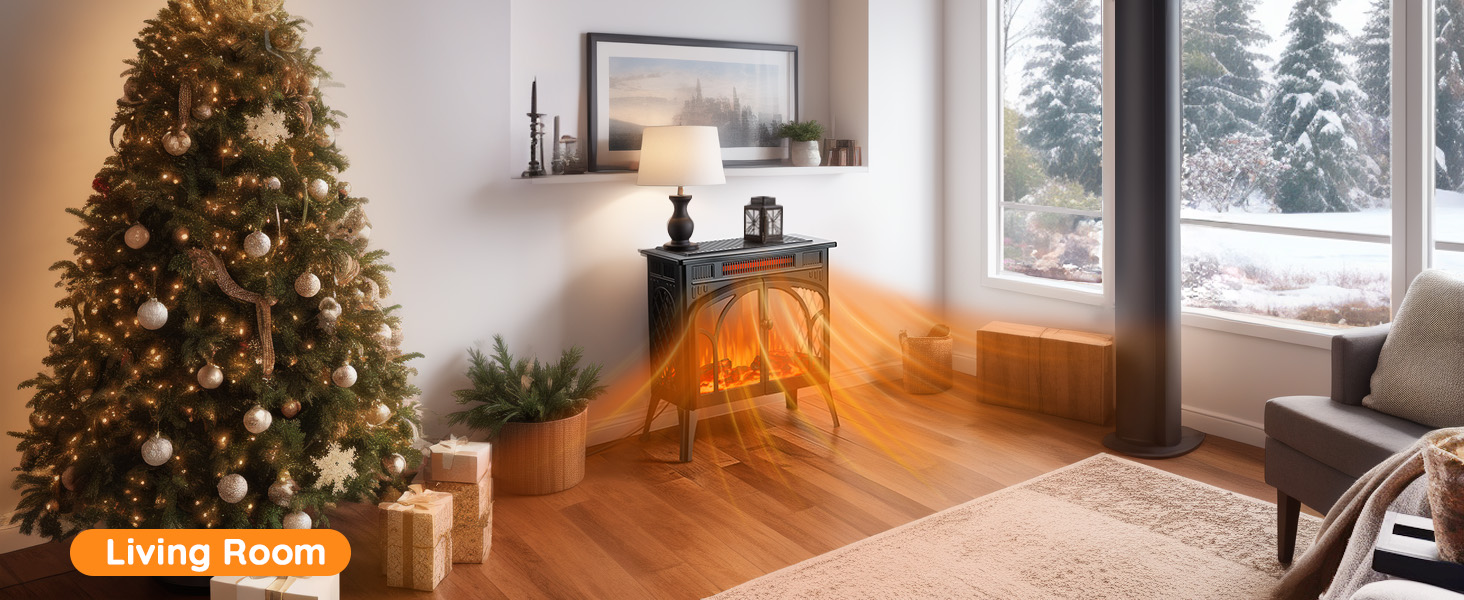 Rintuf Electric Fireplace Heater