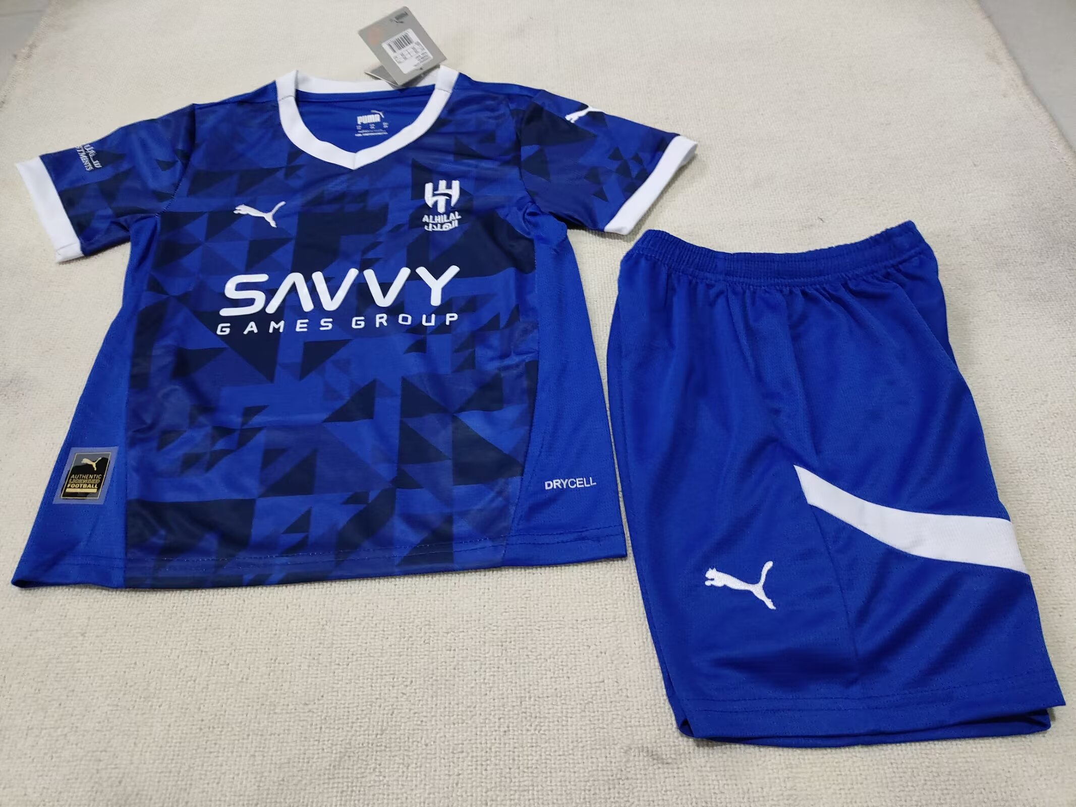 24/25 Riyadh Crescent Home Jersey Kids Size Suit-mysite Custom Football Kit- Nextkits