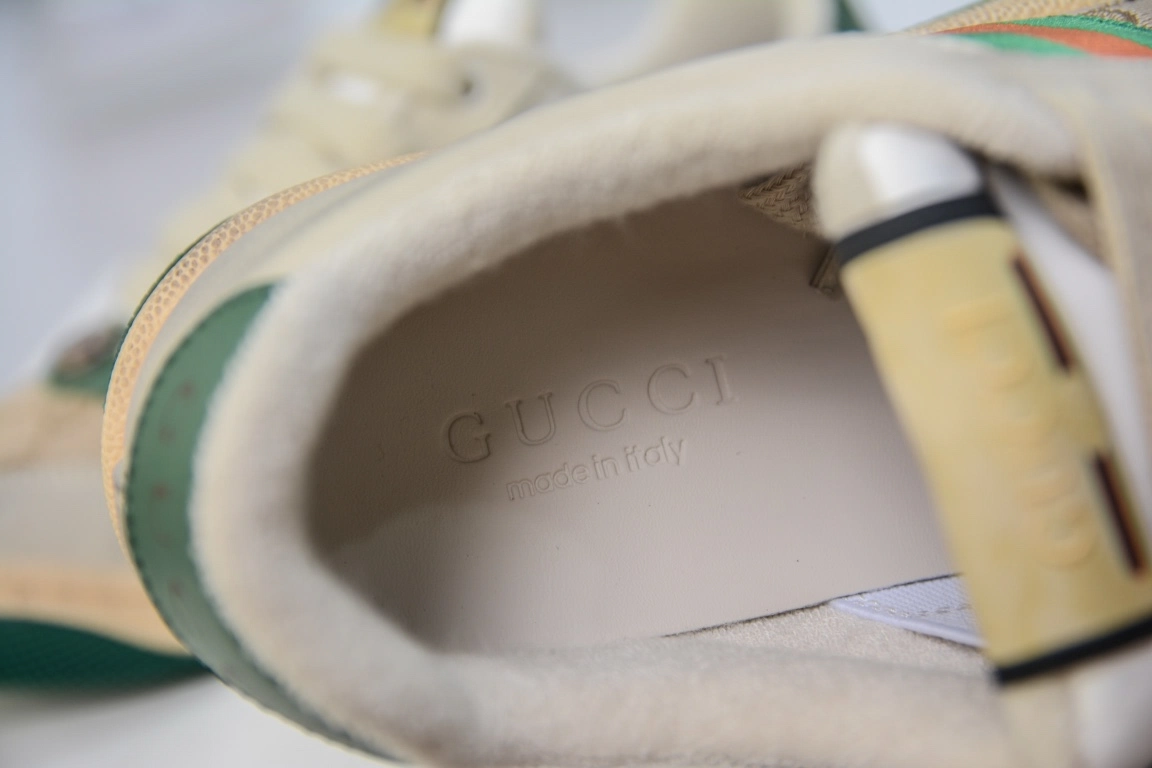 Gucci Screener GG Sneaker Beige Green、mysite、Cacoeks