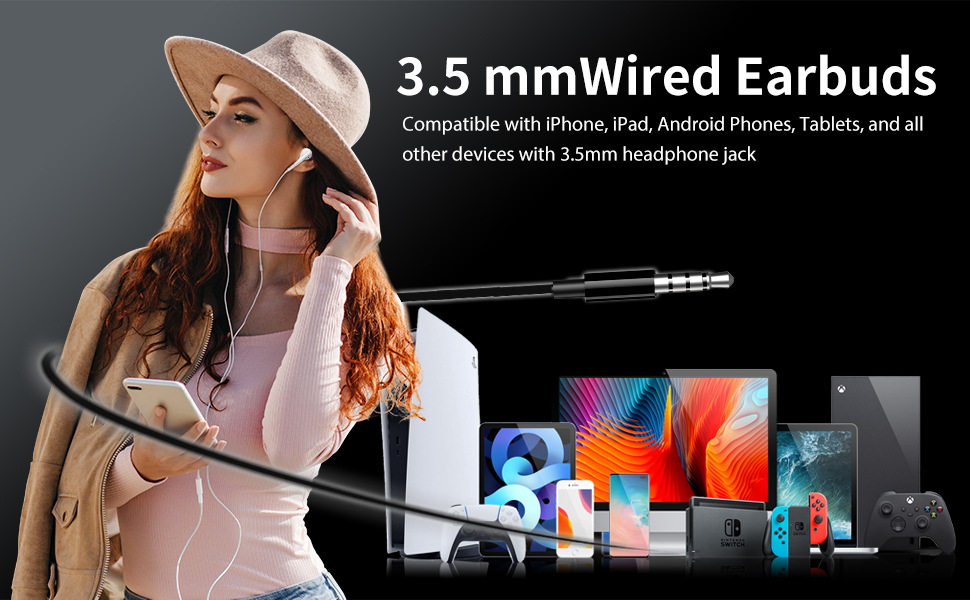 Wired Earbuds with Microphone