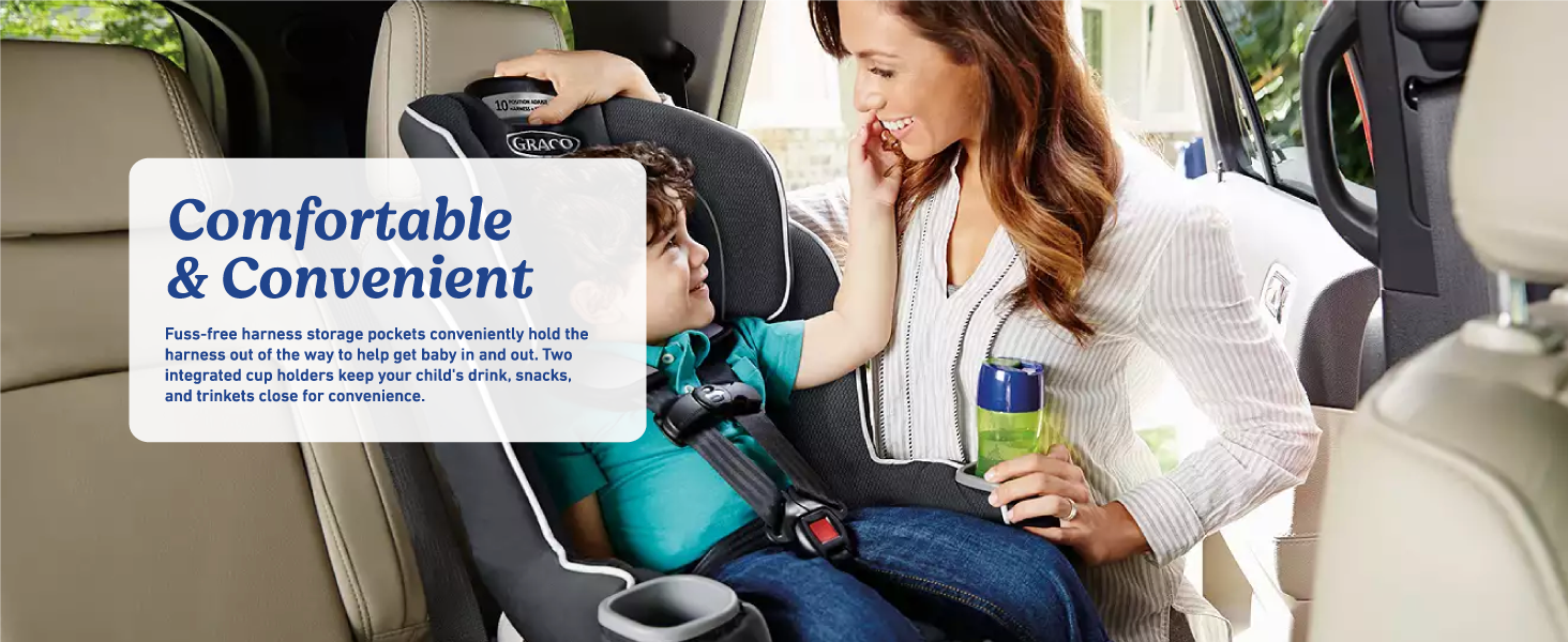 comfortable and convenient adjustability easy grows with baby harness storage pocket transitions