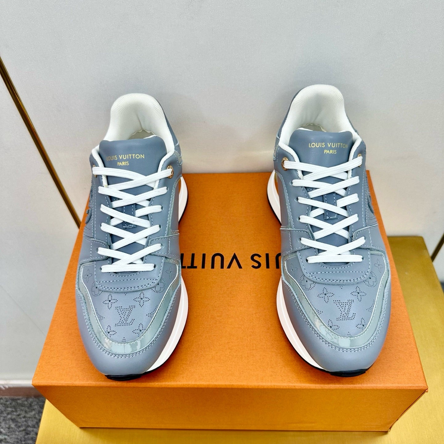 NEO RUN AWAY SNEAKER IN SHARK GRAY CALFSKIN、mysite、Cacoeks