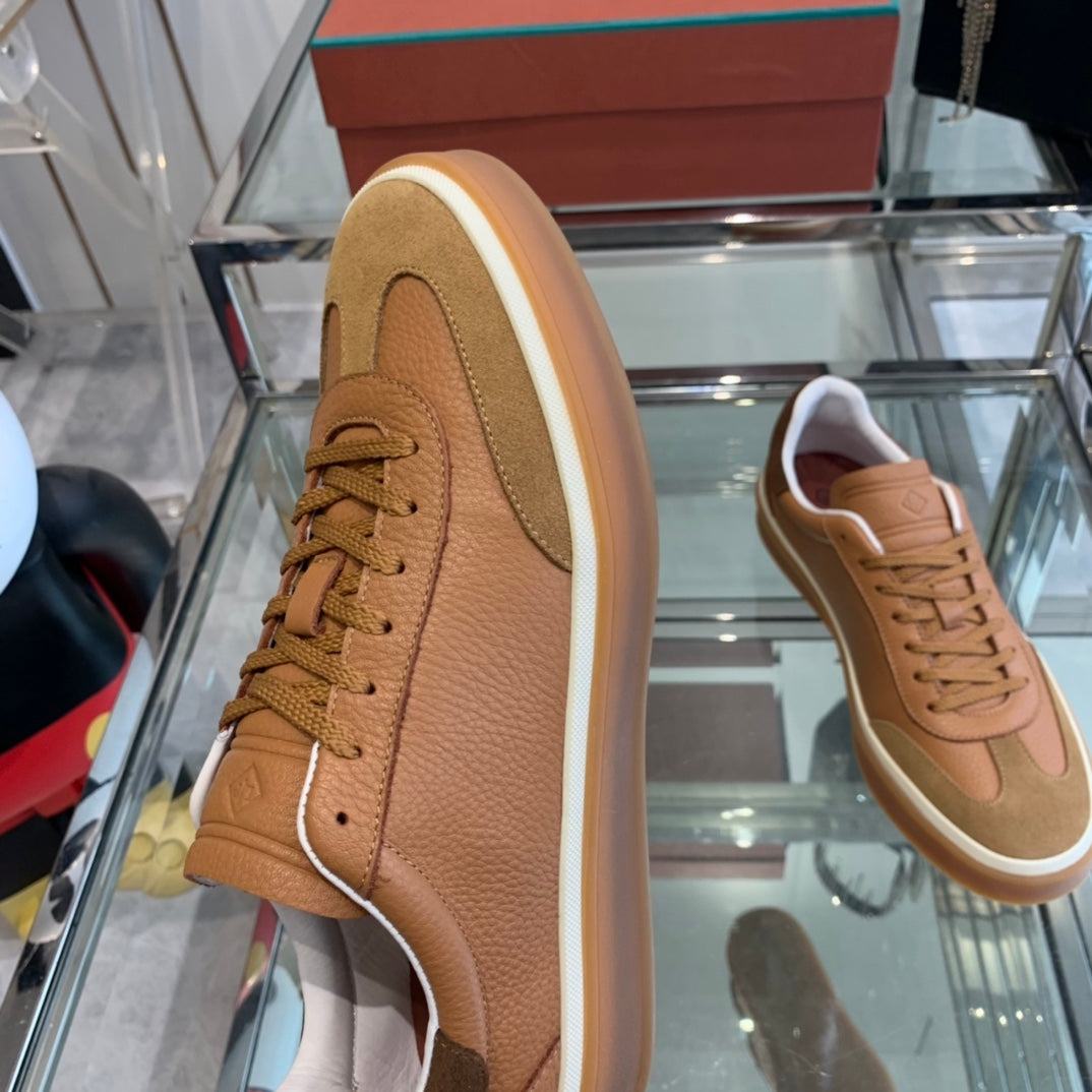 LP TENNIS WALK SNEAKERS TAWNY CALFSKIN、mysite、Cacoeks