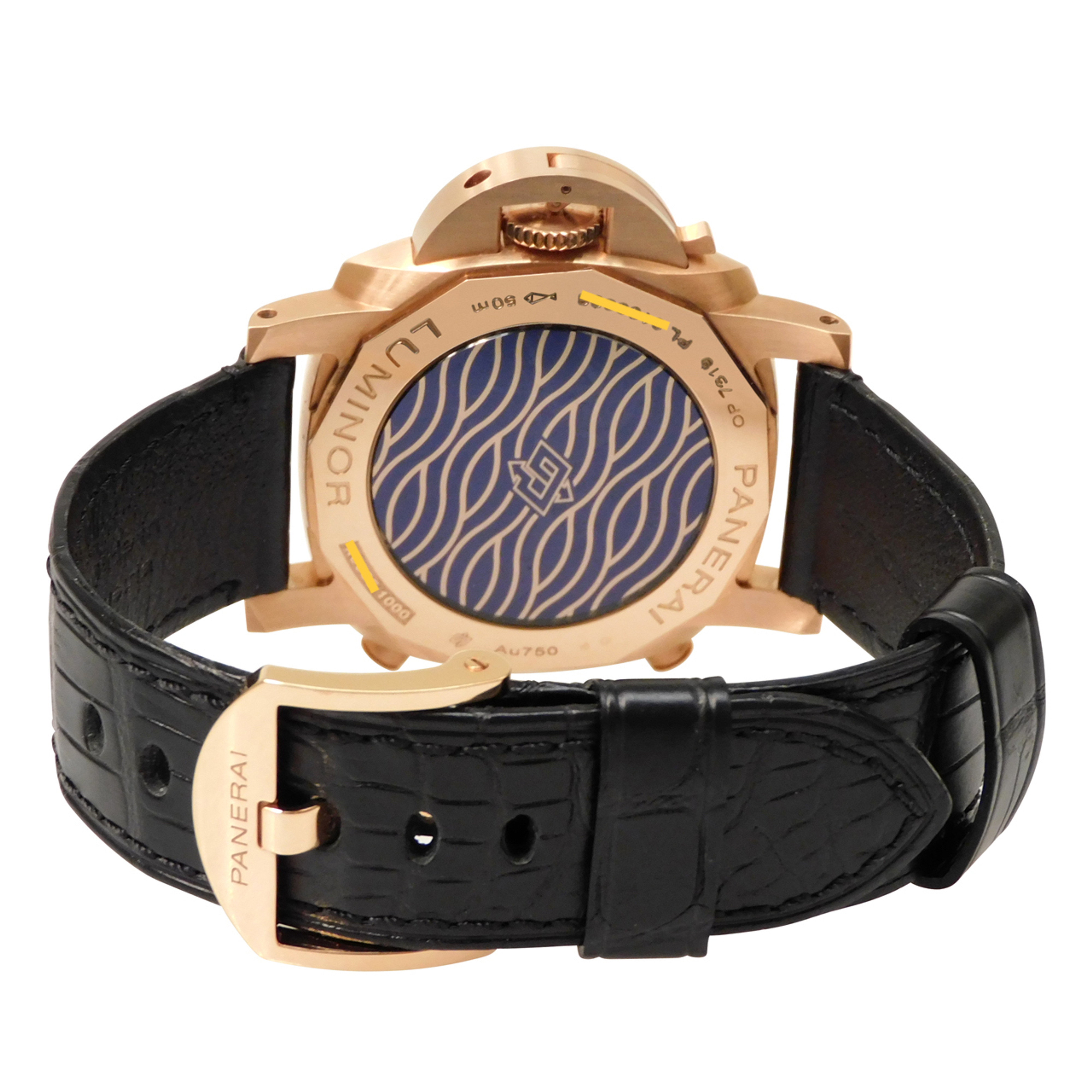 Superclone Panerai Luminor Chrono Goldtech Blu Notte PAM01111 *2021-fasswatch