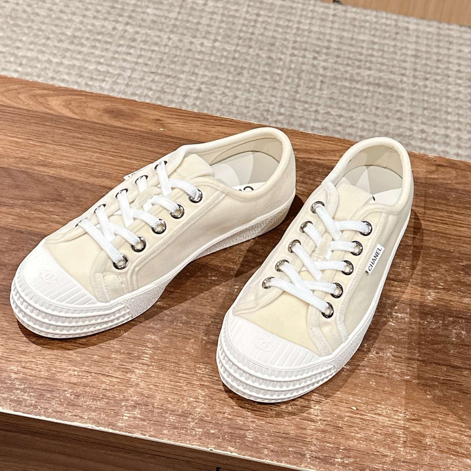 CONVERSE SNEAKER IN BEIGE CREAM CANVAS、mysite、Cacoeks