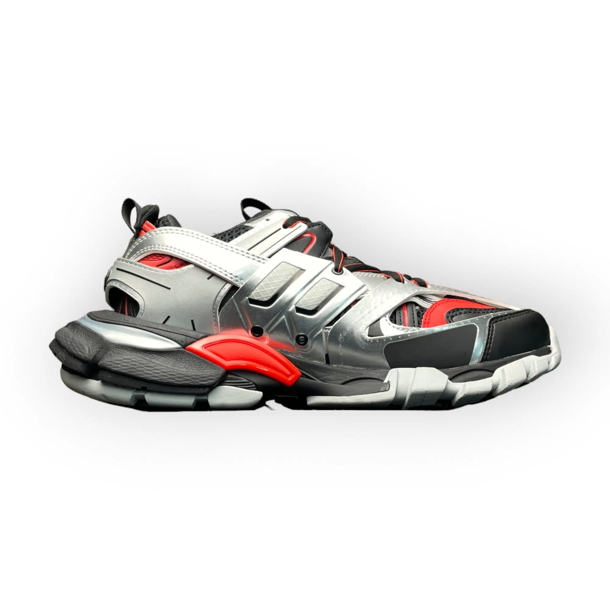 Balenciaga Track Sneaker In Black Red Silver、mysite、Cacoeks