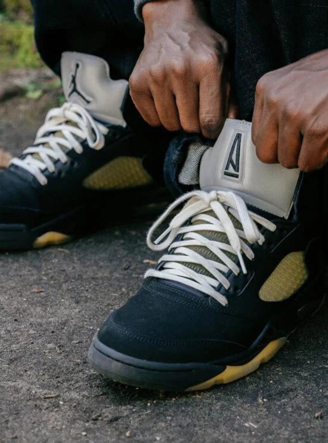 Jordan 5 x Off White Sail、JORDAN、Cacoeks