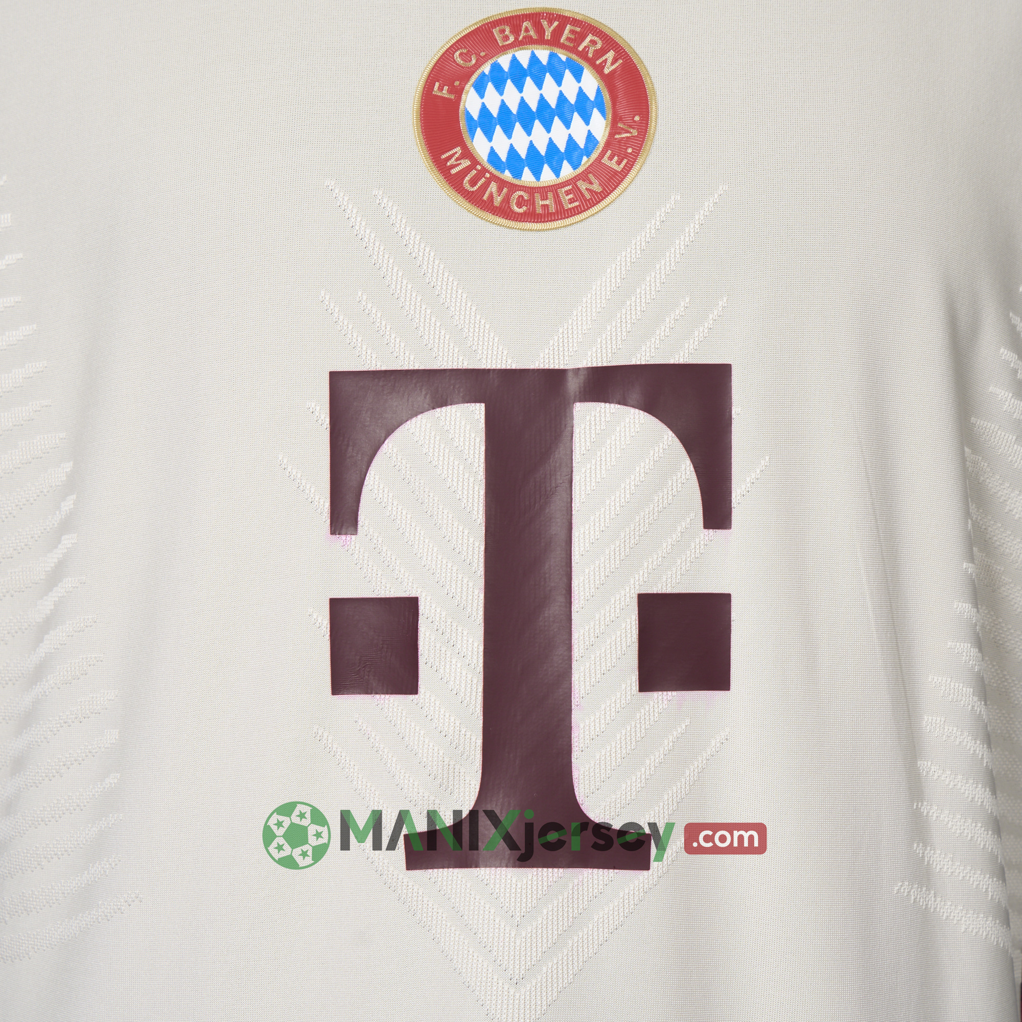 ManixJersey.com | Bayern Munich 24-25 Apricot & Red Training Jersey - Player Version -Customize Name, Number and Patch | Worldwide Shipping