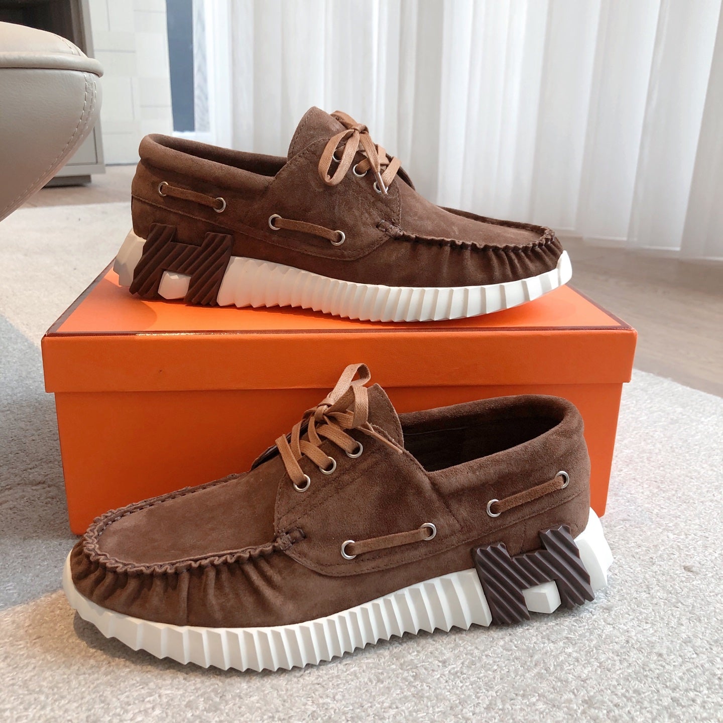 KETCH SNEAKER IN COCOA BROWN SUEDE、mysite、Cacoeks