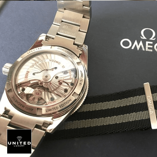 Omega Seamaster 30 Spectre Stainless Steel Replica upside view