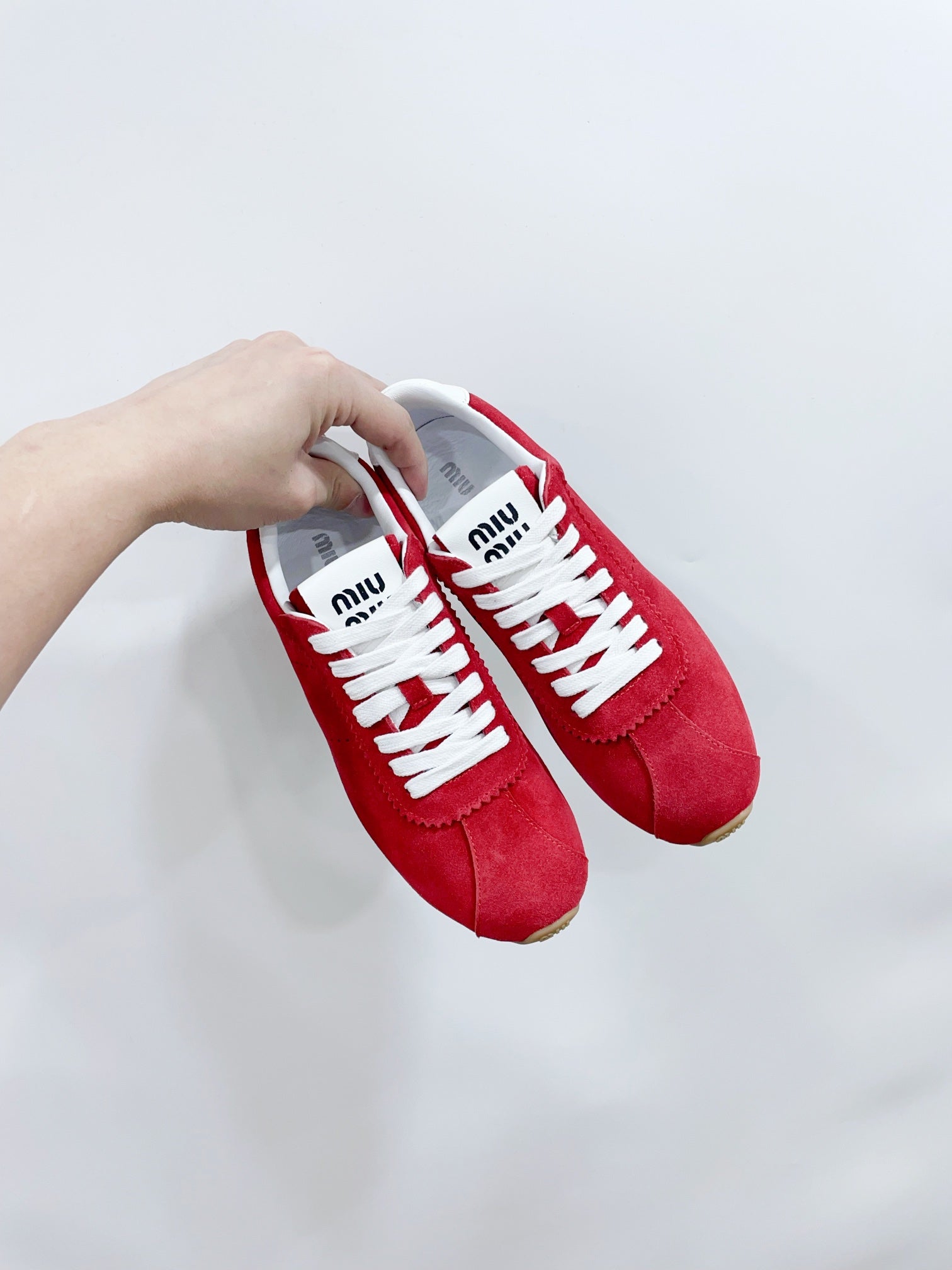 PLUME SUEDE SNEAKERS WATERMELON、mysite、Cacoeks