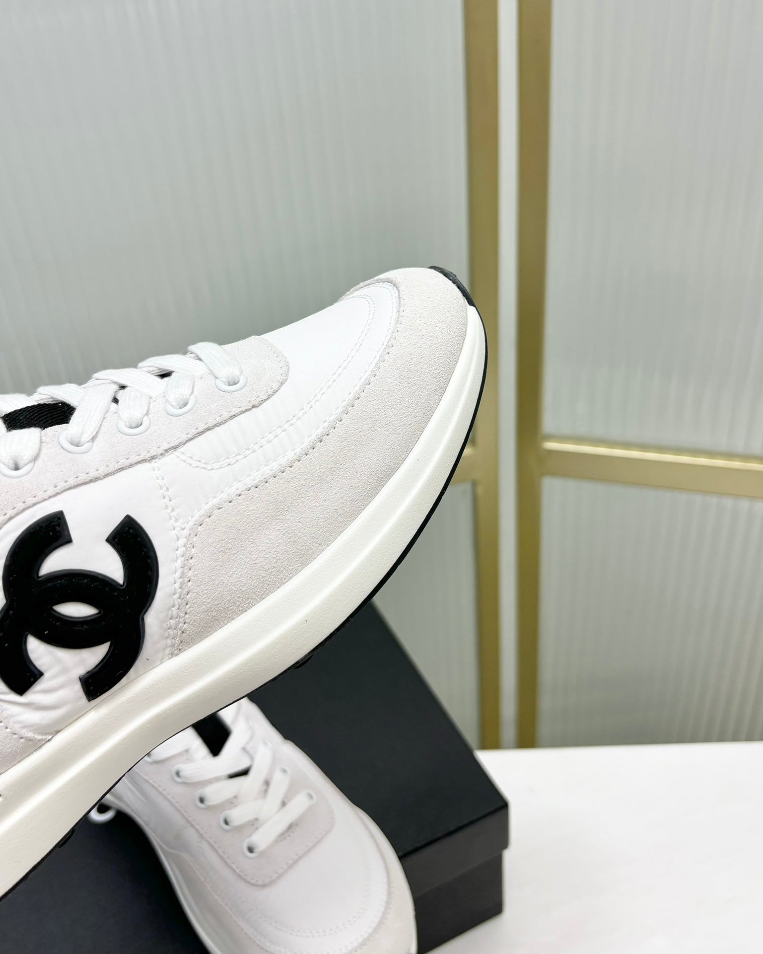 SNEAKER IN WHITE MIX GREY SUEDE、mysite、Cacoeks