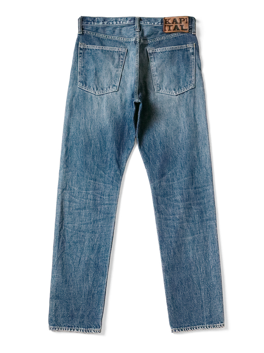 KAPITAL 13.5oz Zimbabwe Denim 5P Monkey CISCO ( Processed )  K2502LP006 
