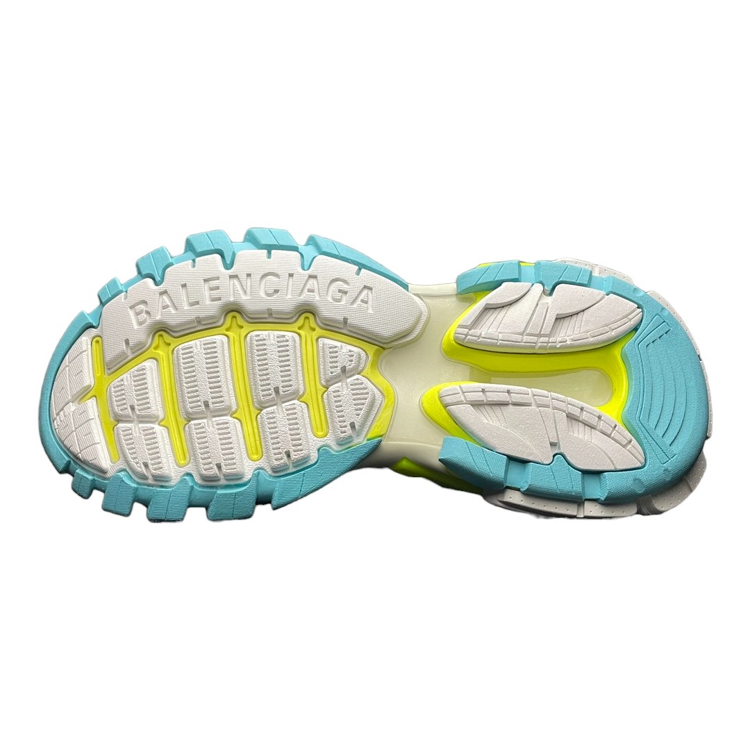 Balenciaga Track Trainer in White Neon Yellow、mysite、Cacoeks