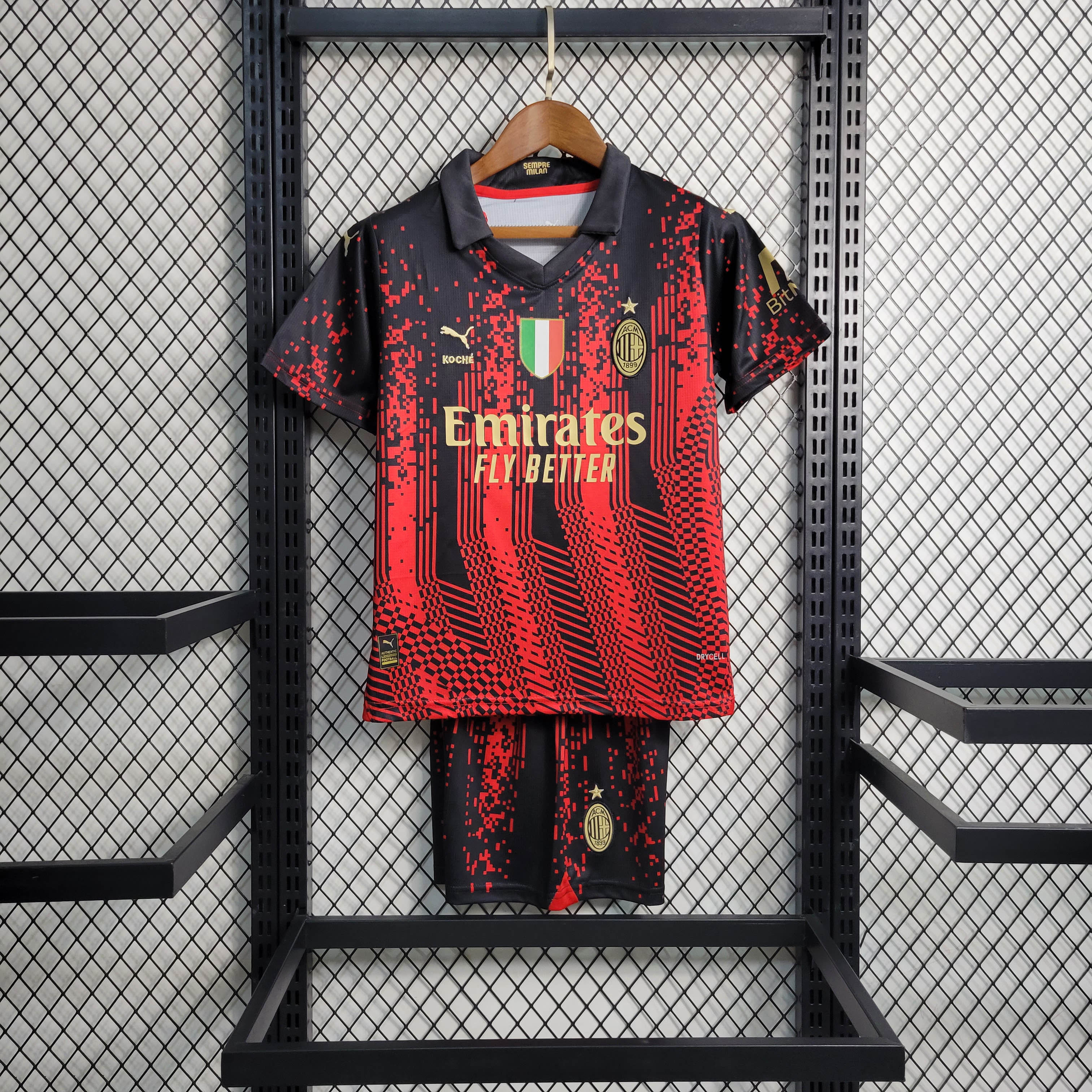 2022/2023 AC Milan Fourth Away Soccer Jersey 1:1 Thai Quality Kids Size:football jersey mysite: unitedjerseyfootball 邓江浪:football