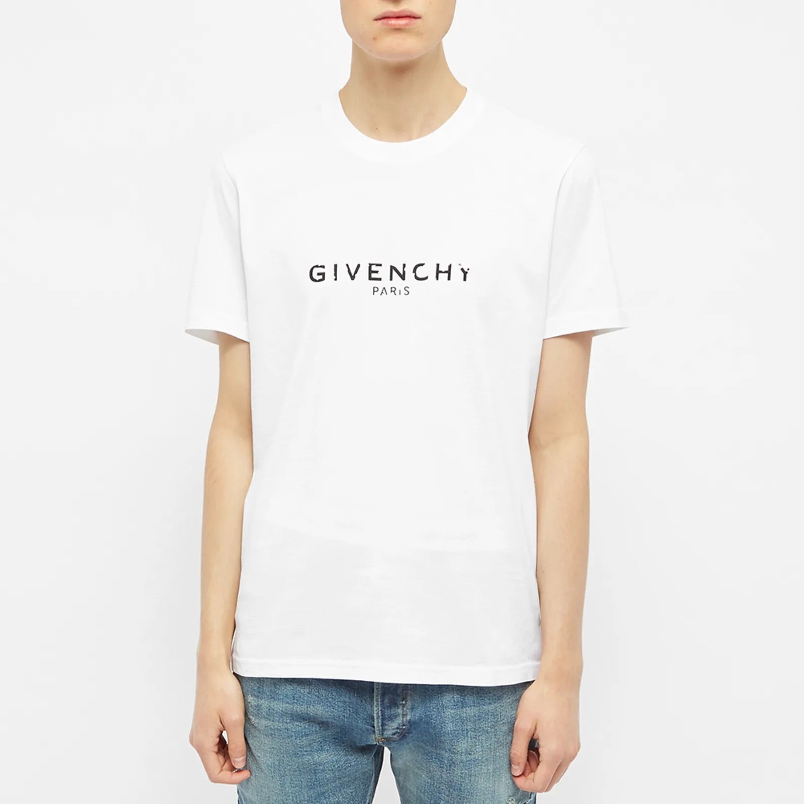 Givenchy Paris T-Shirt White Slim Fit、mysite、Cacoeks