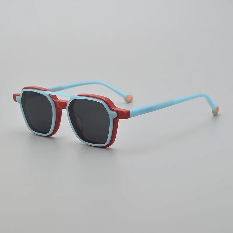 Colorful Clip On Sunglass Titanium Eyeglasses Vintage Optical Glasses Spectacle Frame Prescritpion Lens  G2305