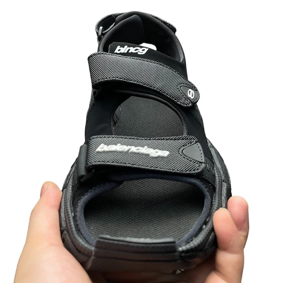 Balenciaga 3XL Sandals in Black、mysite、Cacoeks