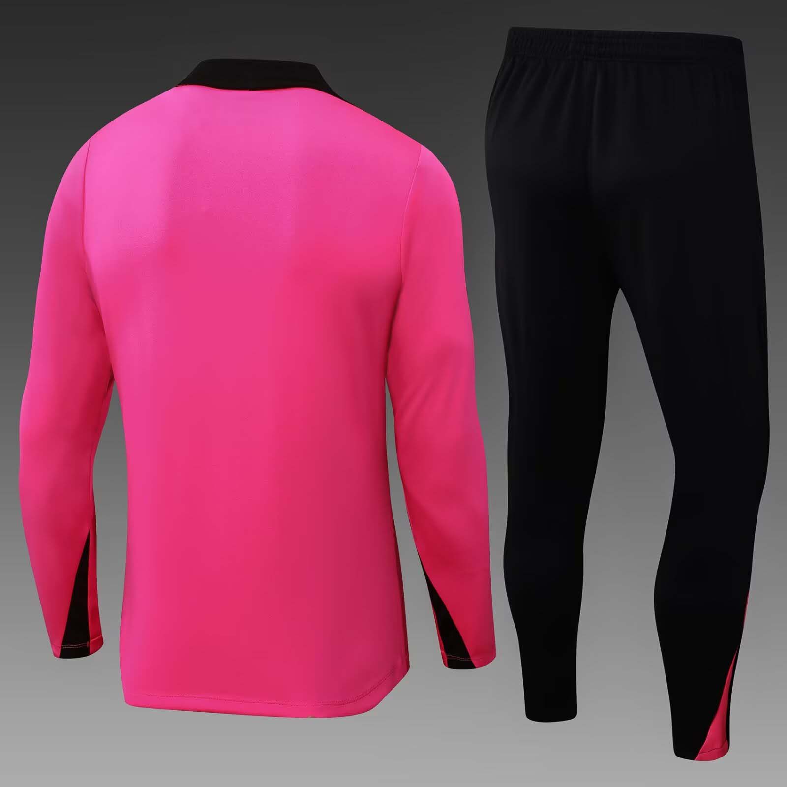 2024/2025 Chelsea Half-Pull Training Suit Pink Football Shirt 1:1 Thai Quality Set:football jersey mysite: unitedjerseyfootball 邓江浪:football