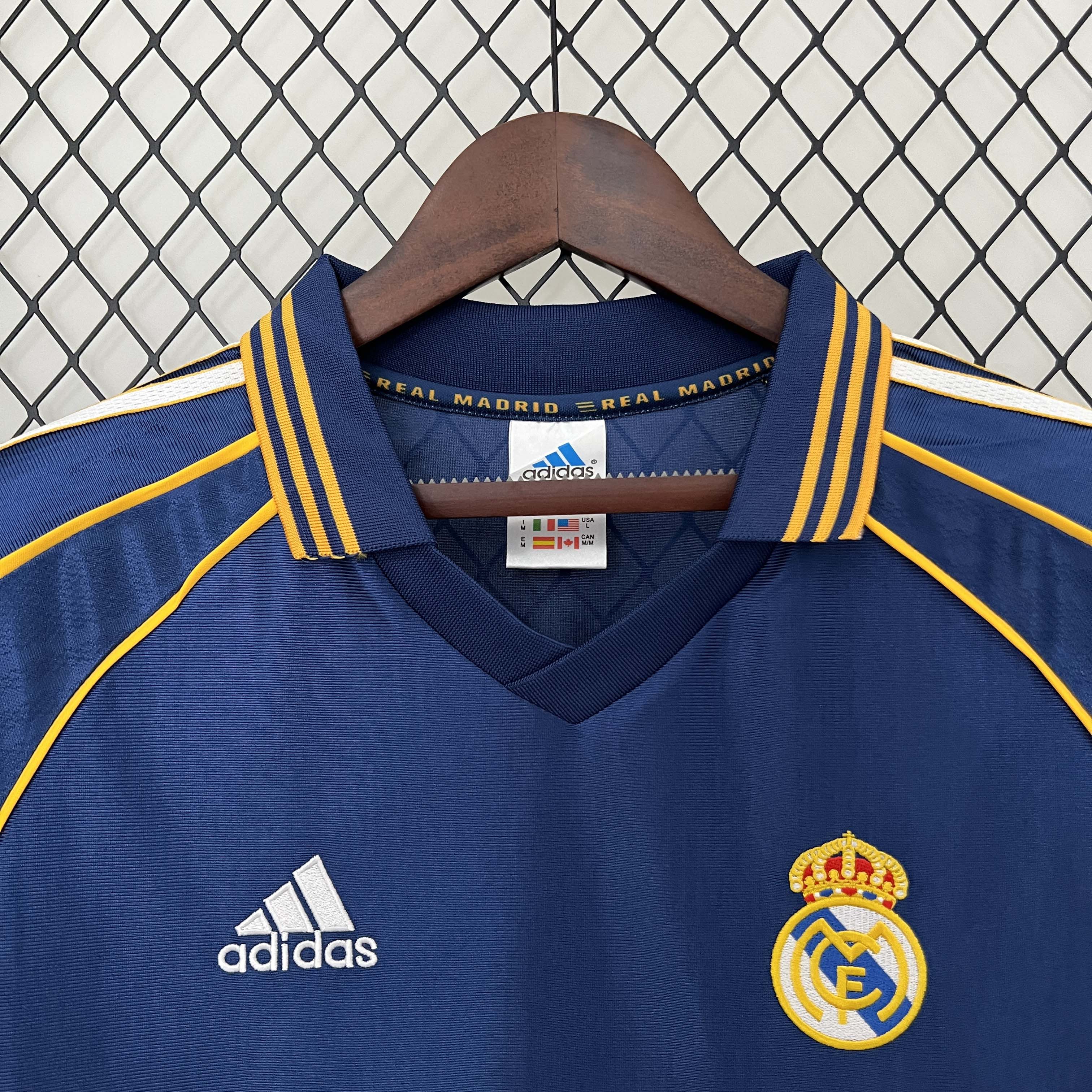 1998/2000 Retro Real Madrid Third Away Football Shirt 1:1 Thai Quality:football jersey mysite: unitedjerseyfootball 邓江浪:football