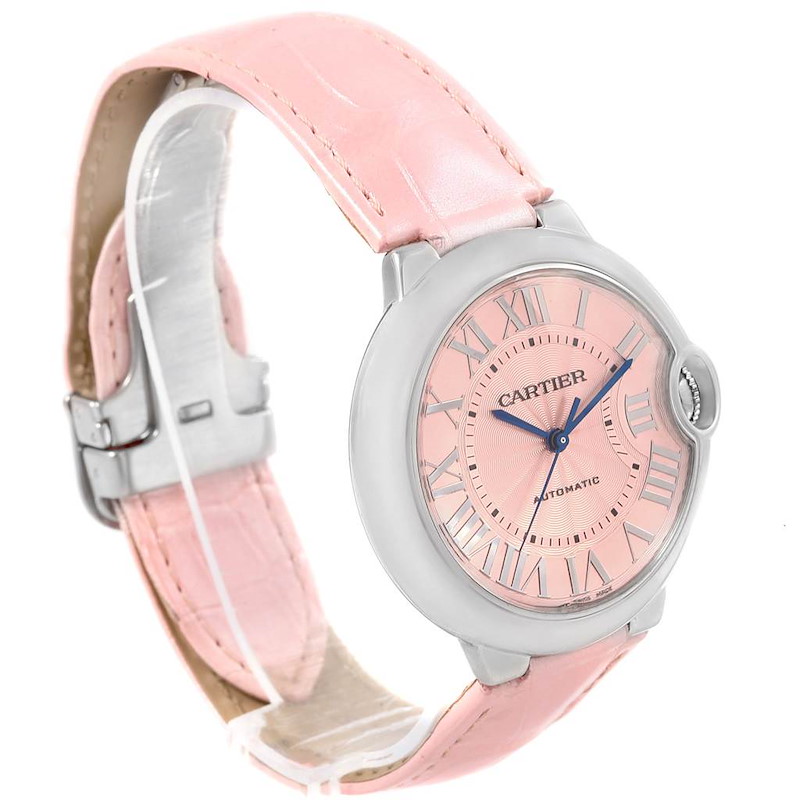 Super Clone 1:1 CARTIER Ballon Bleu Bleu Pink Dial 36mm WSBB0007 Replica-fasswatch