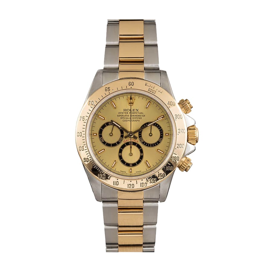 Rolex Daytona Cosmograph Yellow Gold Champagne Dial 16523 Replica-fasswatch